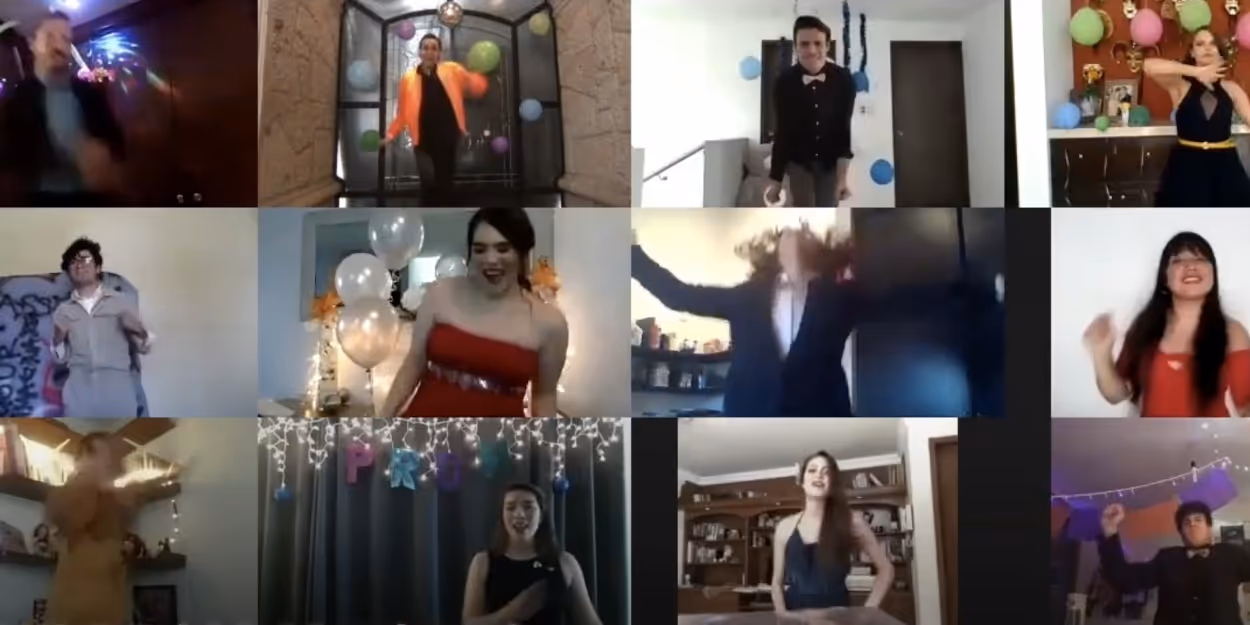 VIDEO: Teenagers Unite to Build a Virtual Prom with Members of Broadway Cast of THE… Video