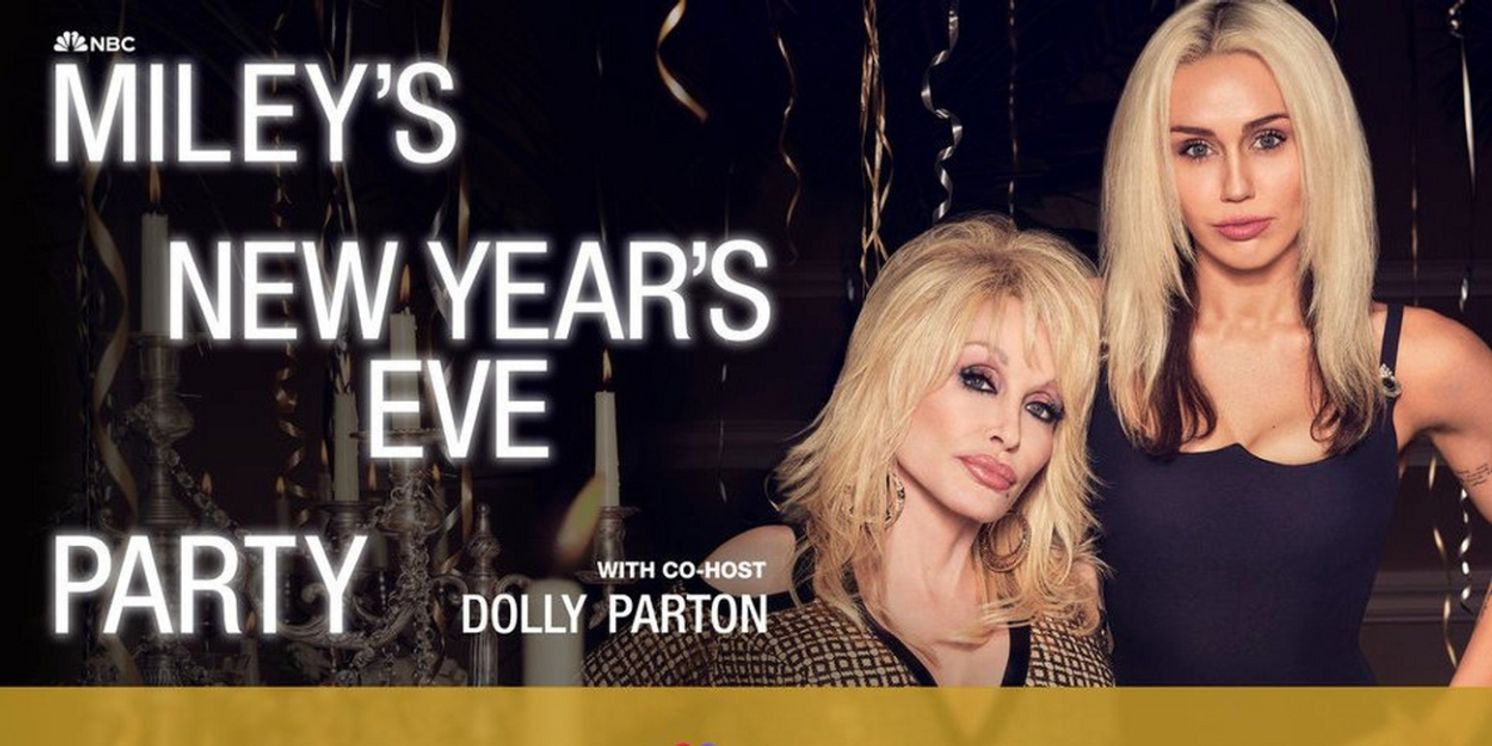 FLETCHER, Latto & More to Perform on MILEY'S NEW YEARS EVE PARTY Hosted By Miley Cyrus & Dolly Parton  Image