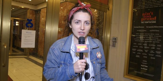 BWW Exclusive: Allison Frasca Visits AIN'T TOO PROUD on The Broadway Break(down)!