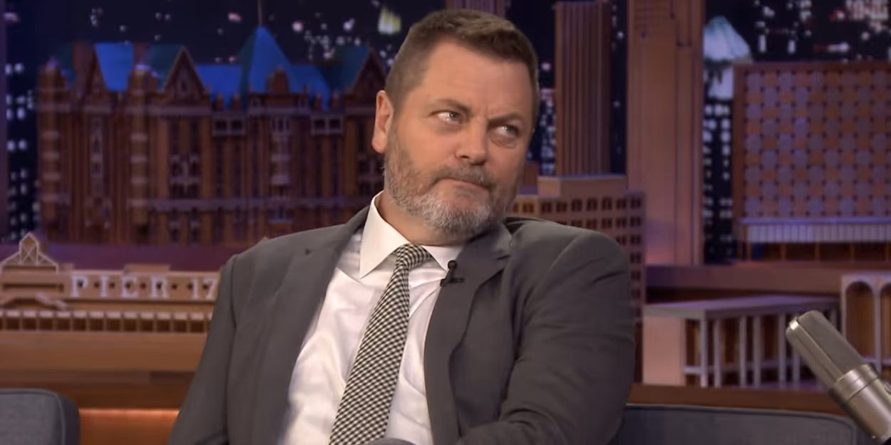 VIDEO: Nick Offerman Talks Resting Empathy Face on THE TONIGHT SHOW WITH JIMMY FALLON Video