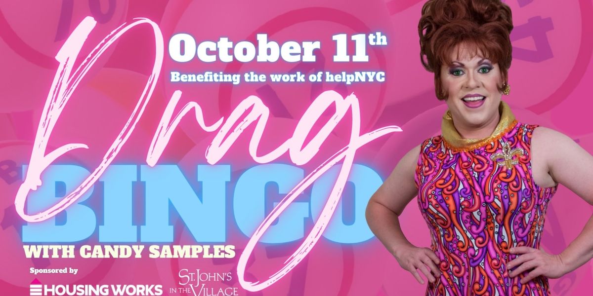 Drag Queen Candy Samples to Headline helpNYC's Fall Fundraiser in October