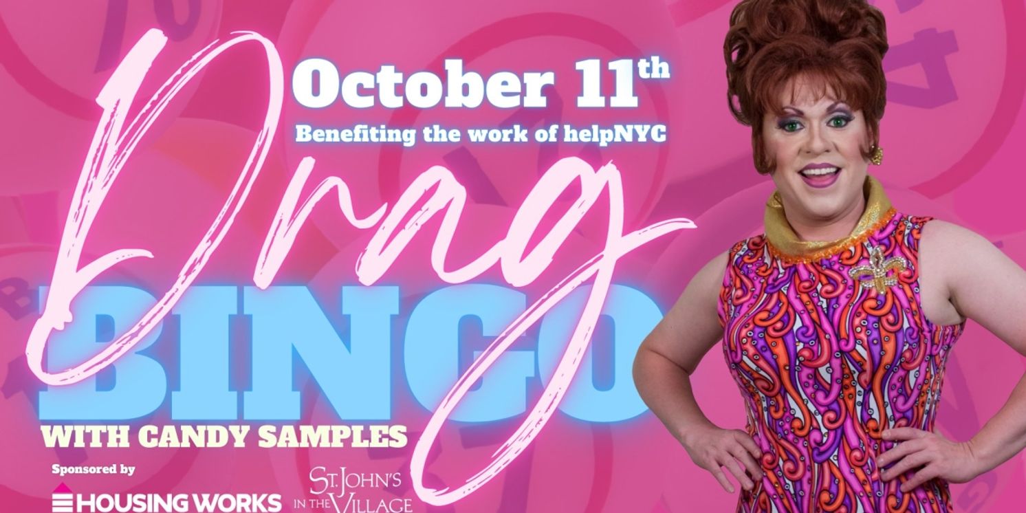 Drag Queen Candy Samples to Headline helpNYC's Fall Fundraiser in October  Image