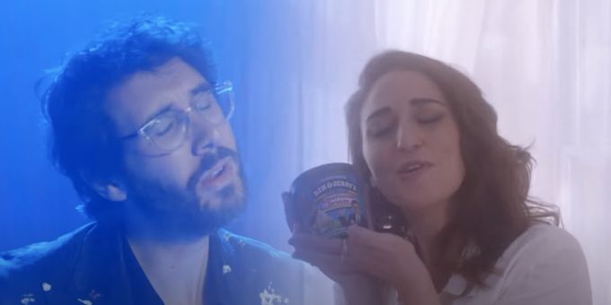 VIDEO: Josh Groban and Sara Bareilles' Celebrate 15 Years of Stephen Colbert's Americone Dream