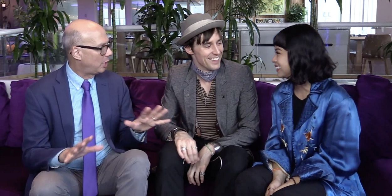 TV: Livin' It Up with HADESTOWN Stars Eva Noblezada & Reeve Carney Video