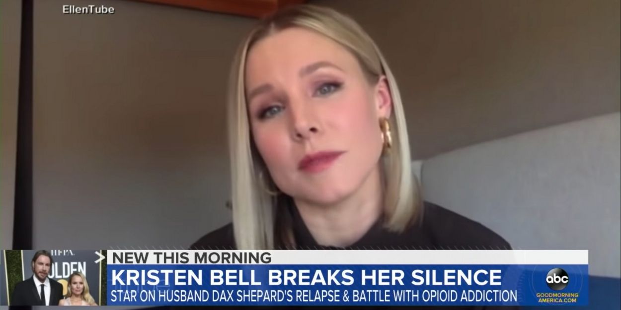 VIDEO: Kristen Bell Discusses Her Husband's Struggle With Addiction on GOOD MORNING… Video