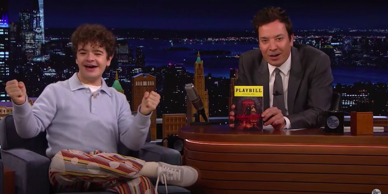 Video: Gaten Matarazzo Talks Doing SWEENEY TODD 'Bigger Than Ever' on FALLON Video
