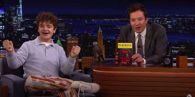 Video: Gaten Matarazzo Talks Doing SWEENEY TODD 'Bigger Than Ever' on FALLON