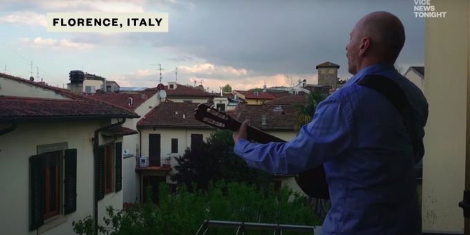 VIDEO: Balcony Opera Singer Maurizio Marchini Performs Again and Discusses Future Plans