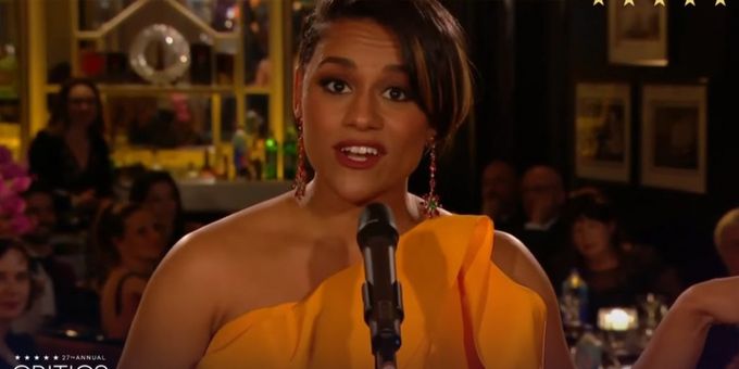 VIDEO: Ariana DeBose Accepts Critics Choice Award For WEST SIDE STORY