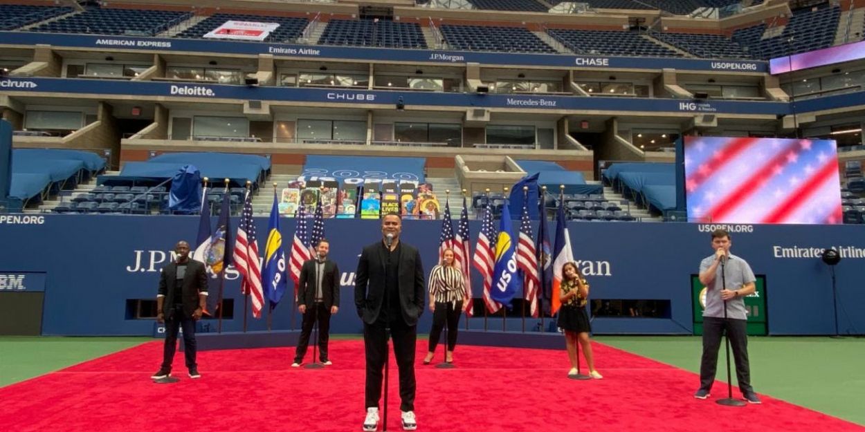 TV: Christopher Jackson Performs 9/11 Tribute Medley at the US Open Video