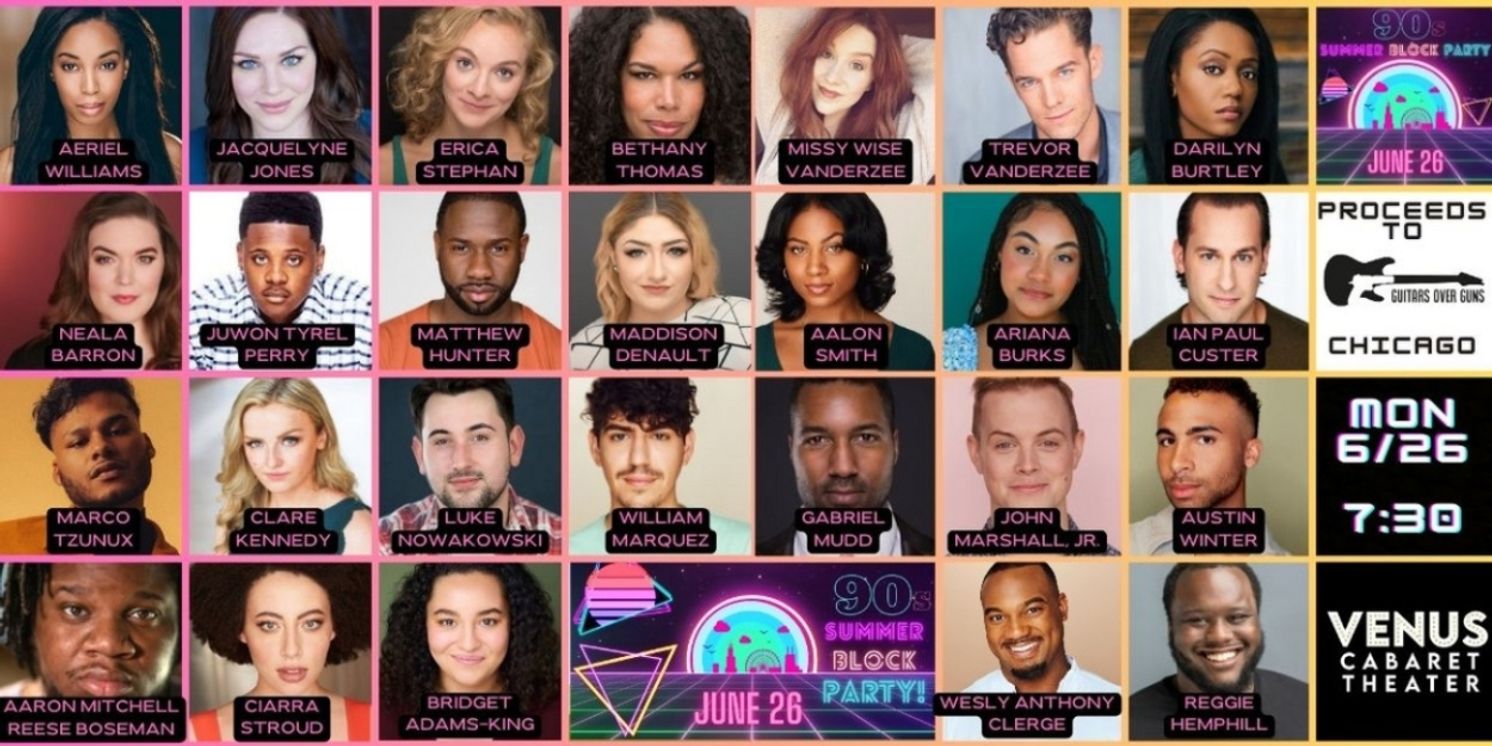 The Beautiful City Project's 90s SUMMER BLOCK PARTY To Raise Funds For Guitars Over Guns Chicago  Image