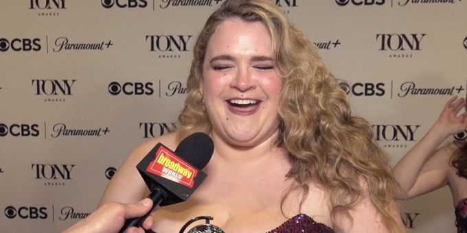 Video: Bonnie Milligan Celebrates Tony Win for 'Best Featured Actress in a Musical'