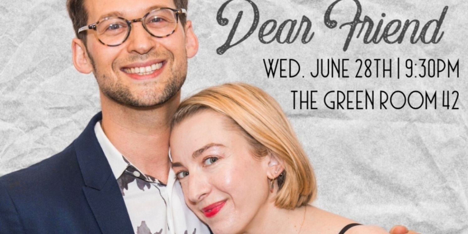 Jed Resnick And Allison Posner To Perform Concert 'Dear Friend' At Green Room 42  Image