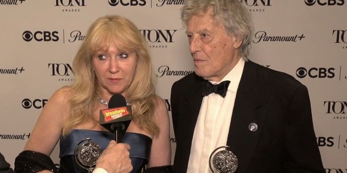 Video: Tom Stoppard and Sonia Friedman Celebrate Tony Win for 'Best Play'