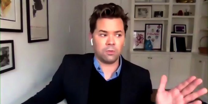 VIDEO: Andrew Rannells Talks About Staying Cool Around Meryl Streep on the Set of THE PROM on CONAN