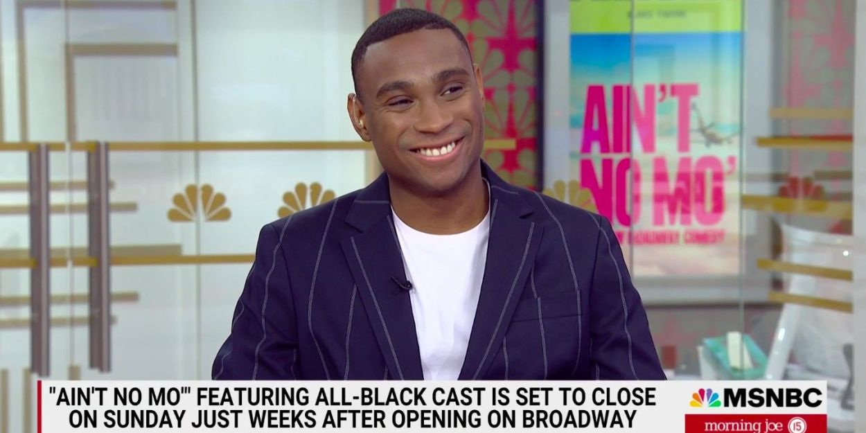 VIDEO: Jordan E. Cooper Urges Audiences to See AIN'T NO MO' on MORNING JOE Video