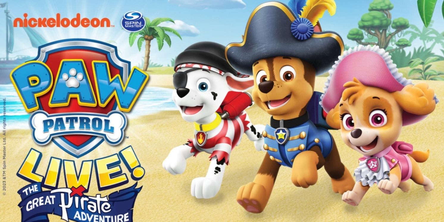 PAW Patrol Live! THE GREAT PIRATE ADVENUTRE Is Returning To Raleigh November 3-5  Image
