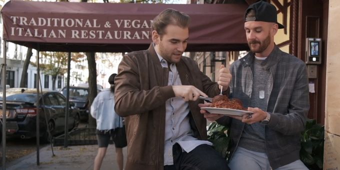 VIDEO: Matt Mucha and Taylor Okey Search for Food from RENT on SECOND ACT SNACKS