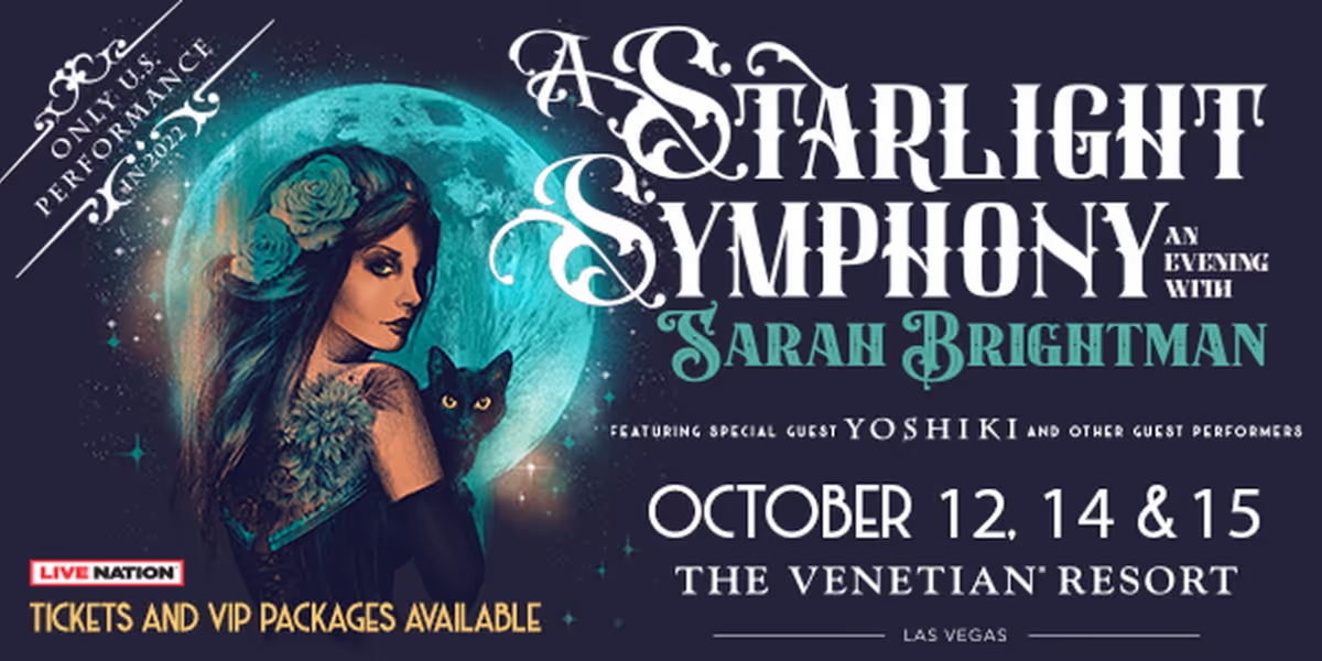 CONTEST: Win A Pair of VIP Tickets to A STARLIGHT SYMPHONY... AN EVENING WITH SARAH BRIGHTMAN in Las Vegas!