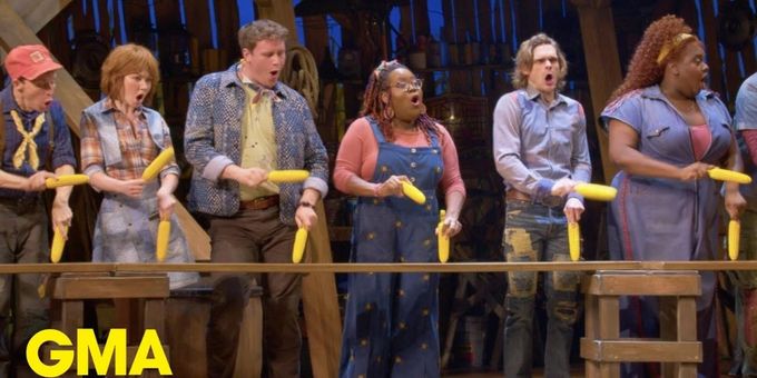 Video: SHUCKED Stars Alex Newell, Grey Henson, & Ashley D. Kelley Appear on GOOD MORNING AMERICA