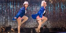 Britta Ollmann and Michelle de Joya of CHICAGO at Theater Latte Da