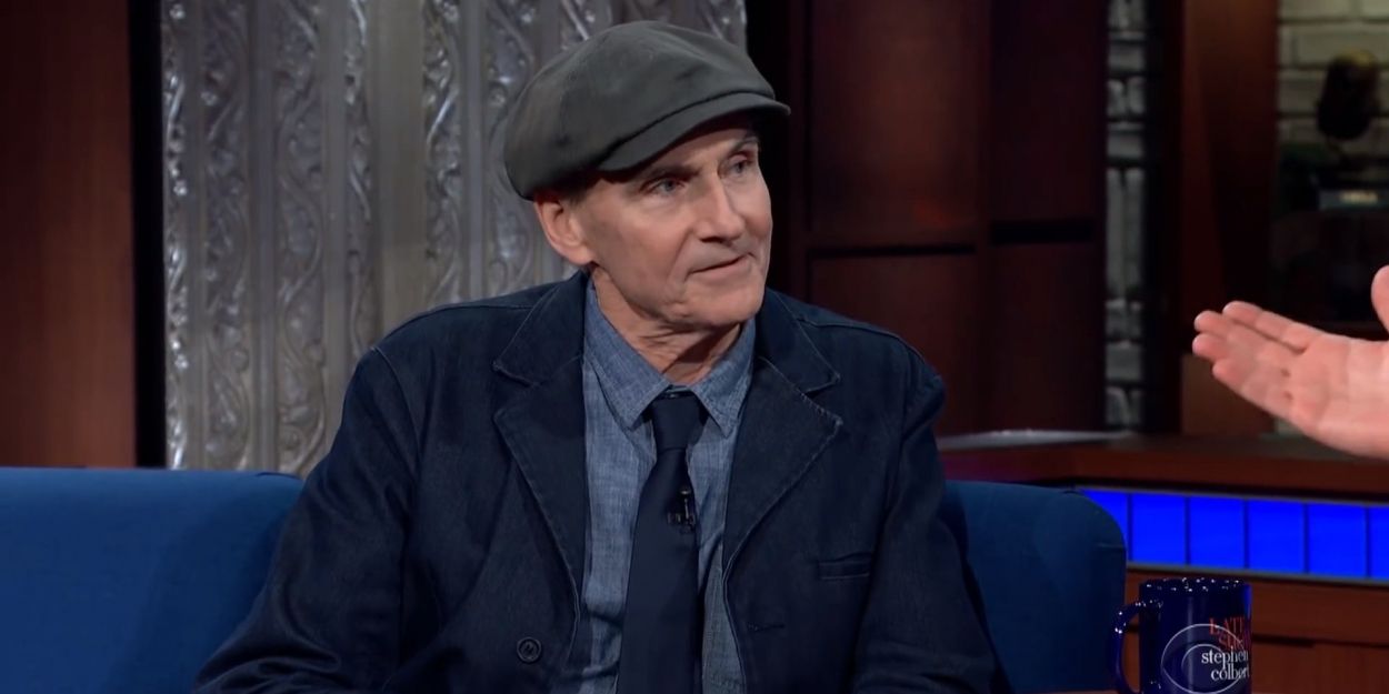 VIDEO: James Taylor Gives Advice to Young Musicians on THE LATE SHOW WITH STEPHEN… Video