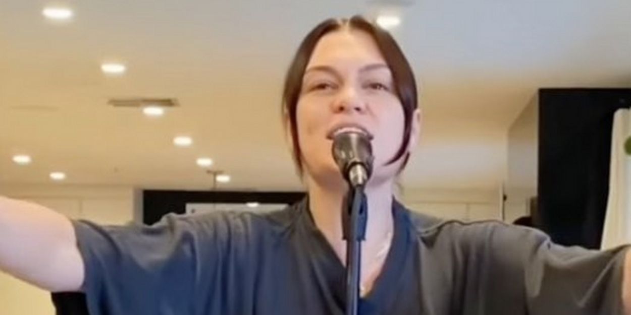 VIDEO: Jessie J Performs 'Defying Gravity' From WICKED in Her Living Room Video