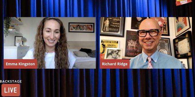 VIDEO: BKLYN's Emma Kingston Visits Backstage LIVE with Richard Ridge- Watch Now!