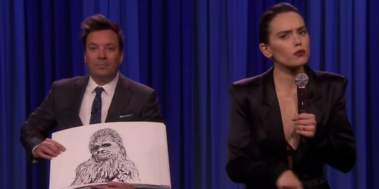 VIDEO: Daisy Ridley Recaps Eight STAR WARS Movies in Epic Rap on THE TONIGHT SHOW… Video