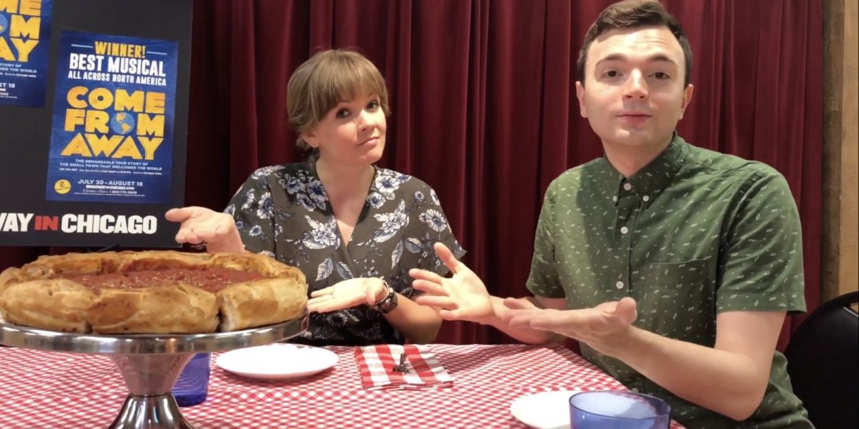 VIDEO: Watch COME FROM AWAY's Becky Gulsvig Eat Chicago Deep Dish Pizza And More! Video