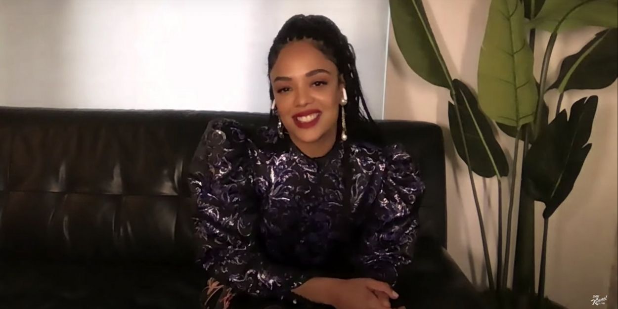 VIDEO: Tessa Thompson Talks About Shooting THOR on JIMMY KIMMEL LIVE! Video