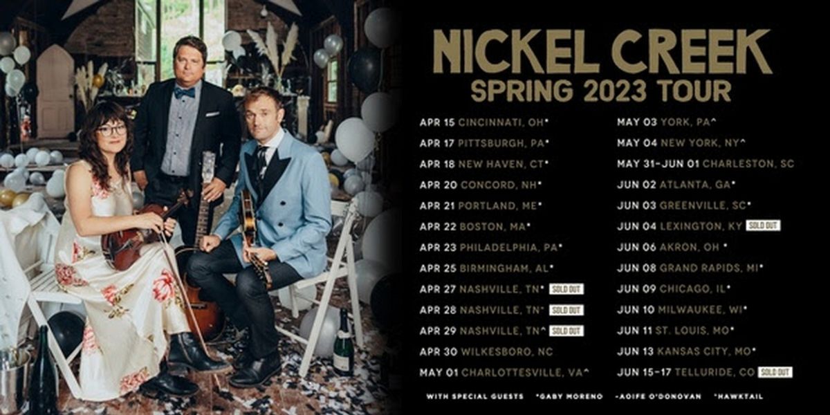 Nickel Creek Confirms First Headline Tour Since 2014