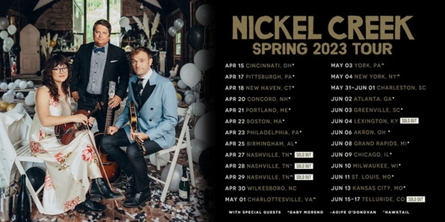 Nickel Creek Confirms First Headline Tour Since 2014  Image