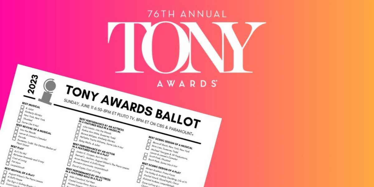 Download Printable Ballot for the 2023 Tony Awards