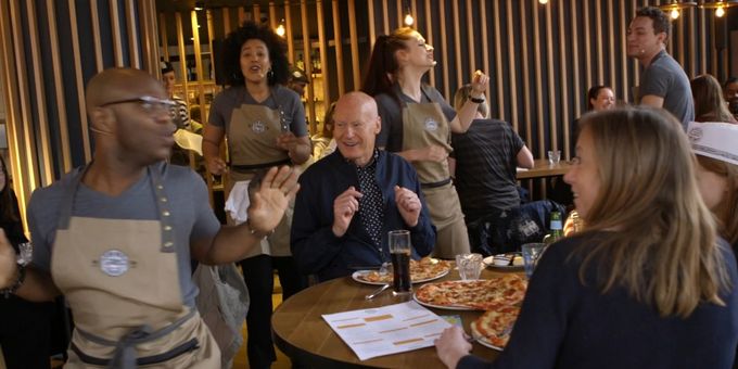 TV: See WAITRESS Cast Members Surprise PizzaExpress Customers With a Performance