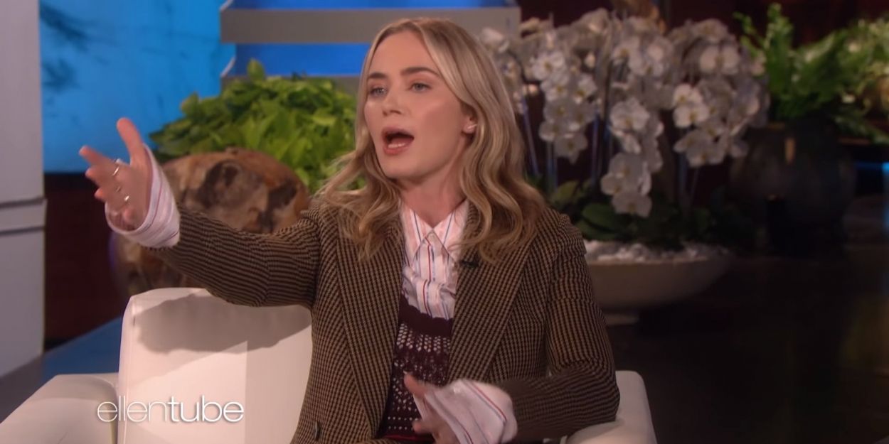 VIDEO: Emily Blunt Talks A QUIET PLACE: PART II on ELLEN Video