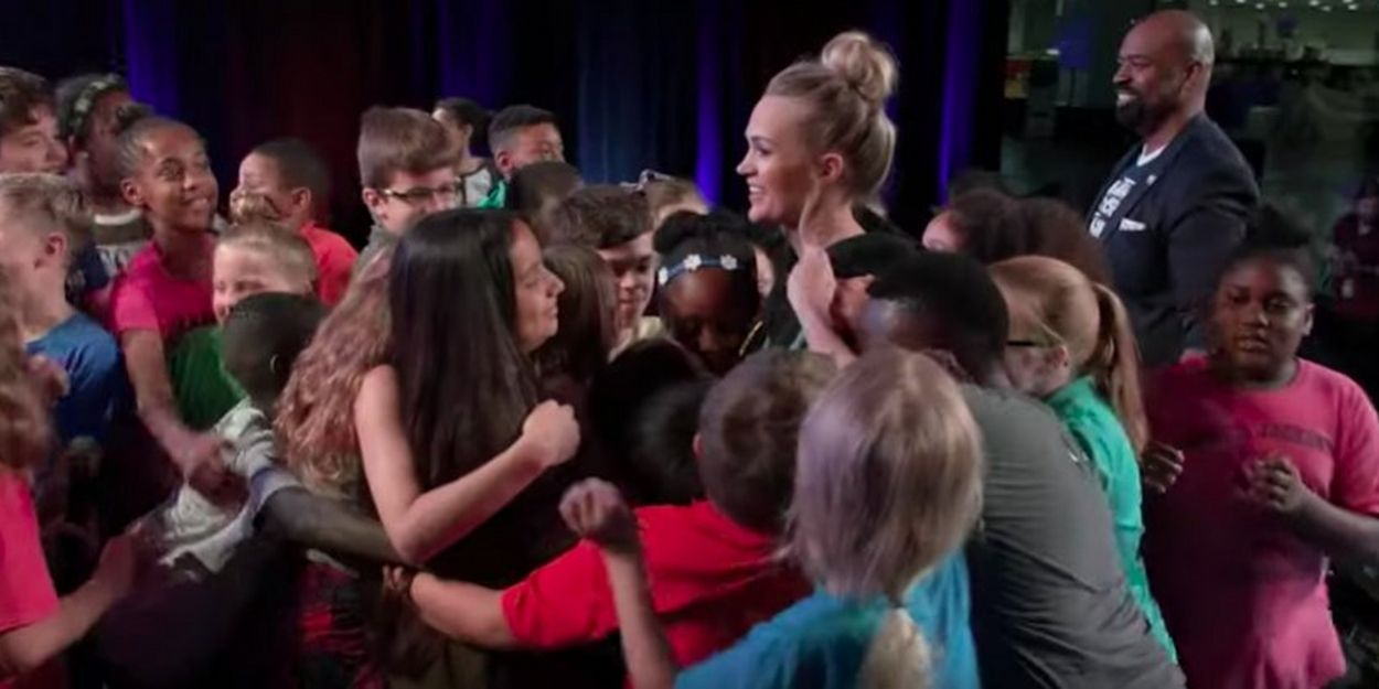 VIDEO: Carrie Underwood Surprises Elementary School Choir During CMA Fest Video