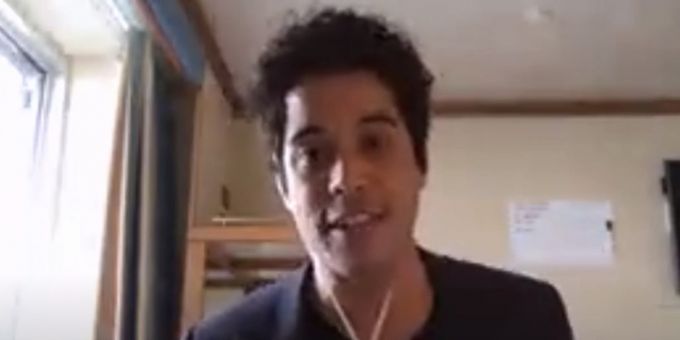 VIDEO: Watch Broadway Veteran Dan Domenech Explain How He Was Stranded at Sea!