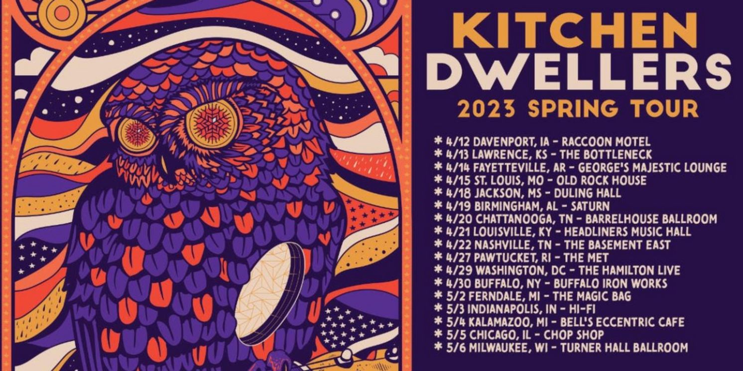 Kitchen Dwellers Announce Spring 2023 Tour Dates  Image