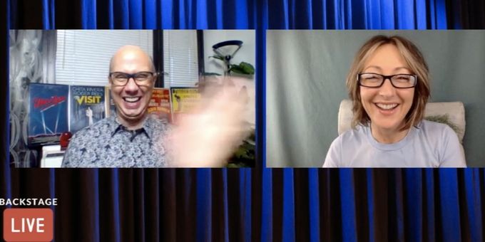 VIDEO: Carmen Cusack Visits Backstage LIVE with Richard Ridge- Watch Now!