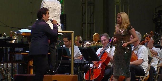VIDEO: Megan Hilty, Adam Jacobs, Norm Lewis, and Patina Miller Perform Alan Menken Songs With the NSO Pops