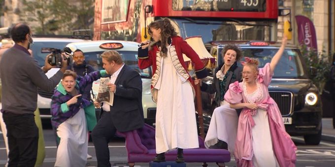 VIDEO: PRIDE AND PREDJUDICE* (*SORT OF) Celebrates Opening Night with a Crosswalk Musical (Sort Of)