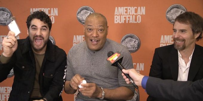 TV: Darren Criss, Laurence Fishburne and Sam Rockwell Talk AMERICAN BUFFALO on Broadway!
