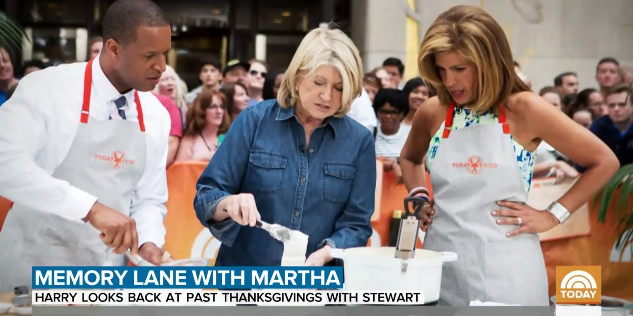 VIDEO: Martha Stewart Shares Thanksgiving Memories on TODAY SHOW Video