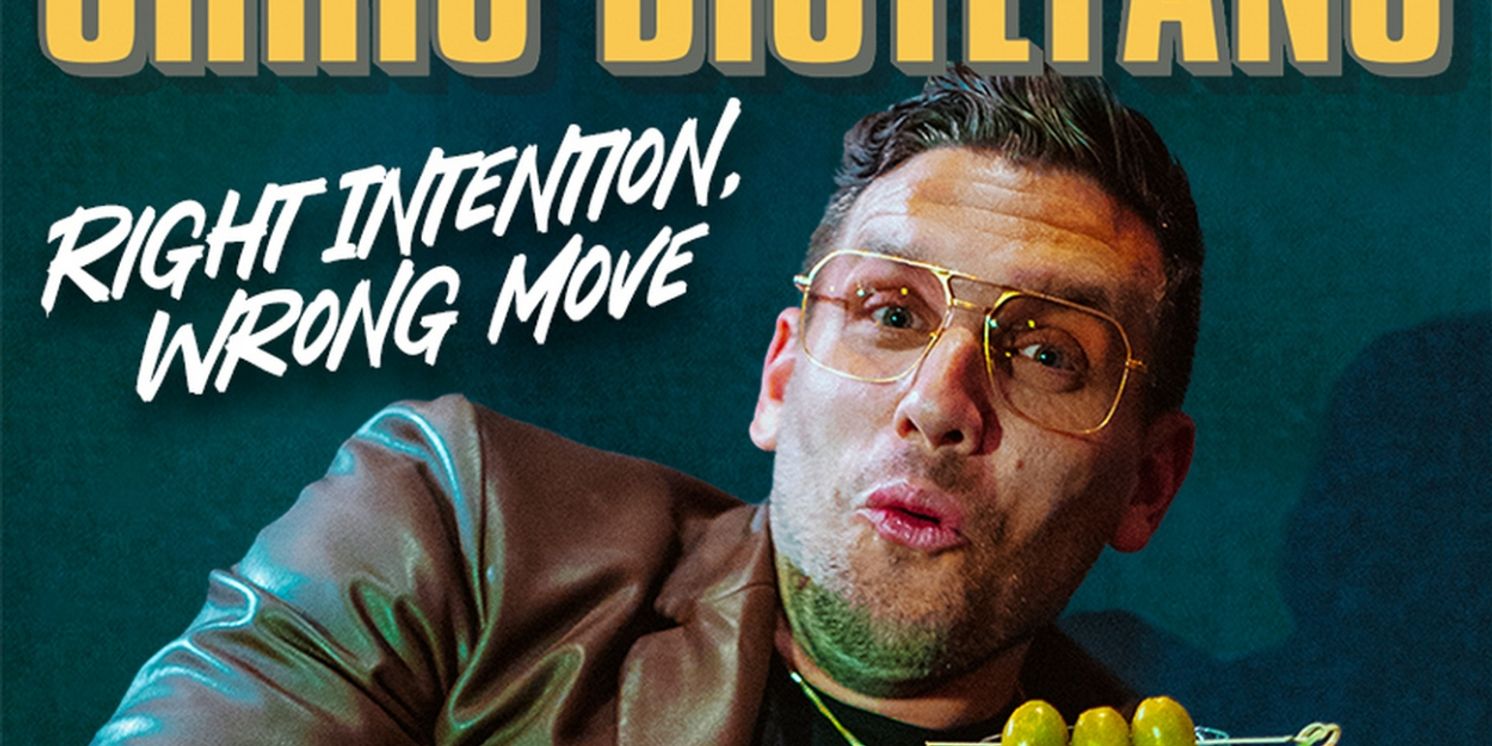 Chris Distefano Comes To The VETS in November With RIGHT INTENTION, WRONG MOVE  Image