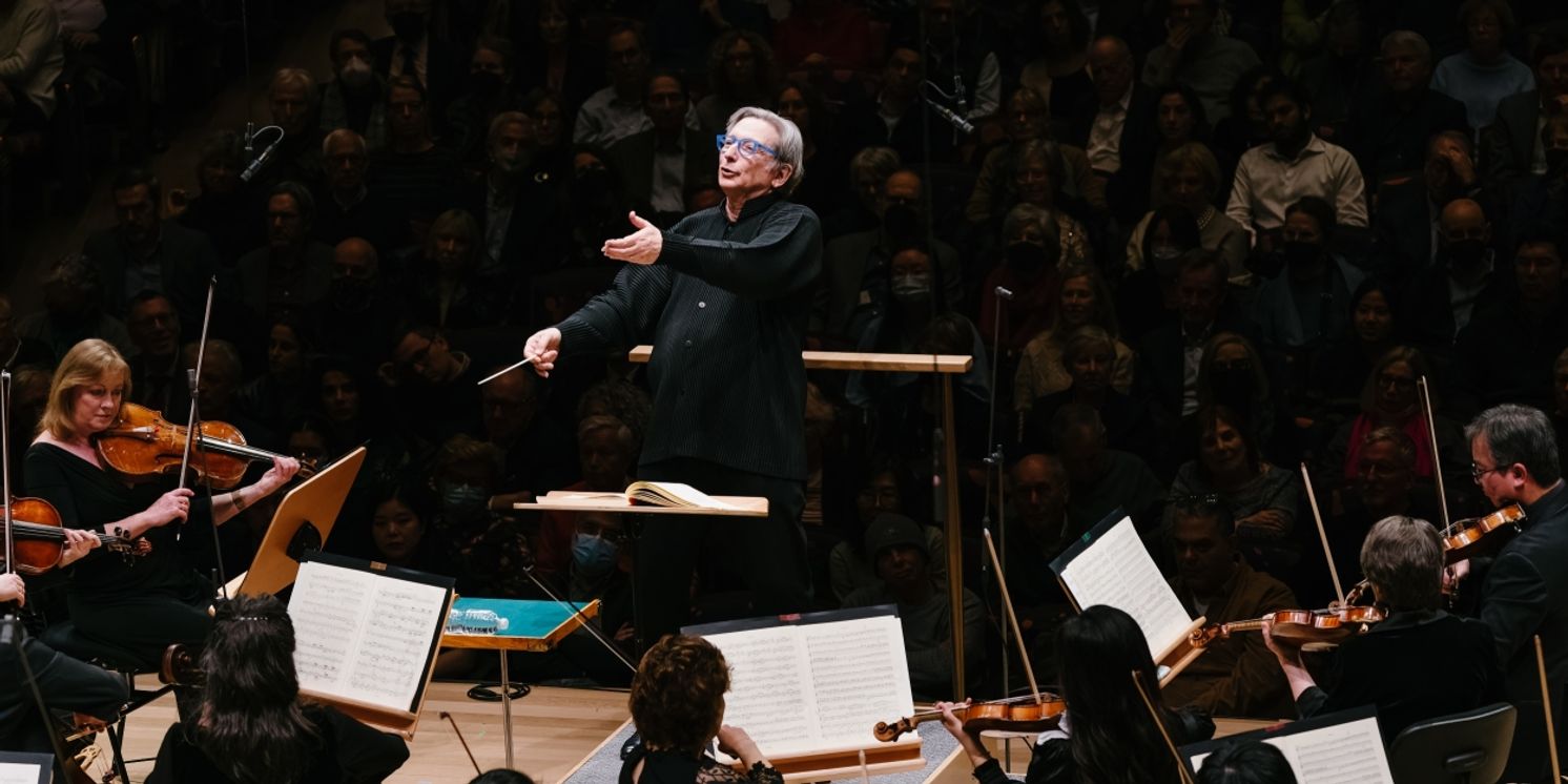 Review: MICHAEL TILSON THOMAS CONDUCTS THE NY PHILHARMONIC at David Geffen Hall  Image