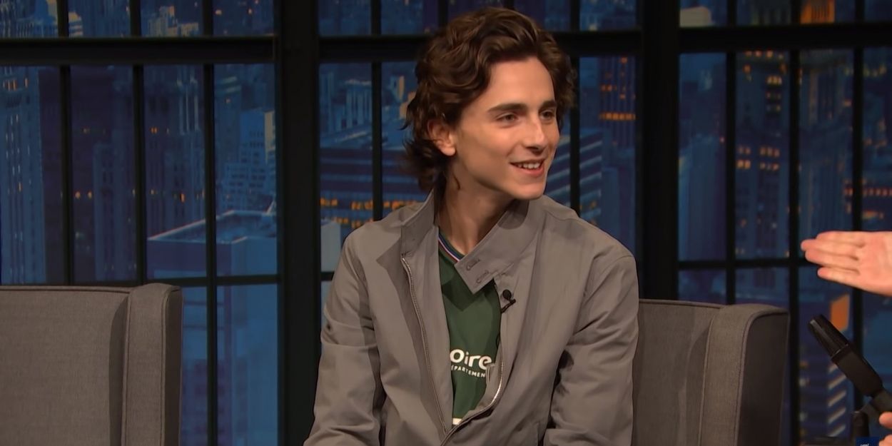 VIDEO: Timothée Chalamet Talks About Meeting Emma Watson on LATE NIGHT WITH SETH… Video