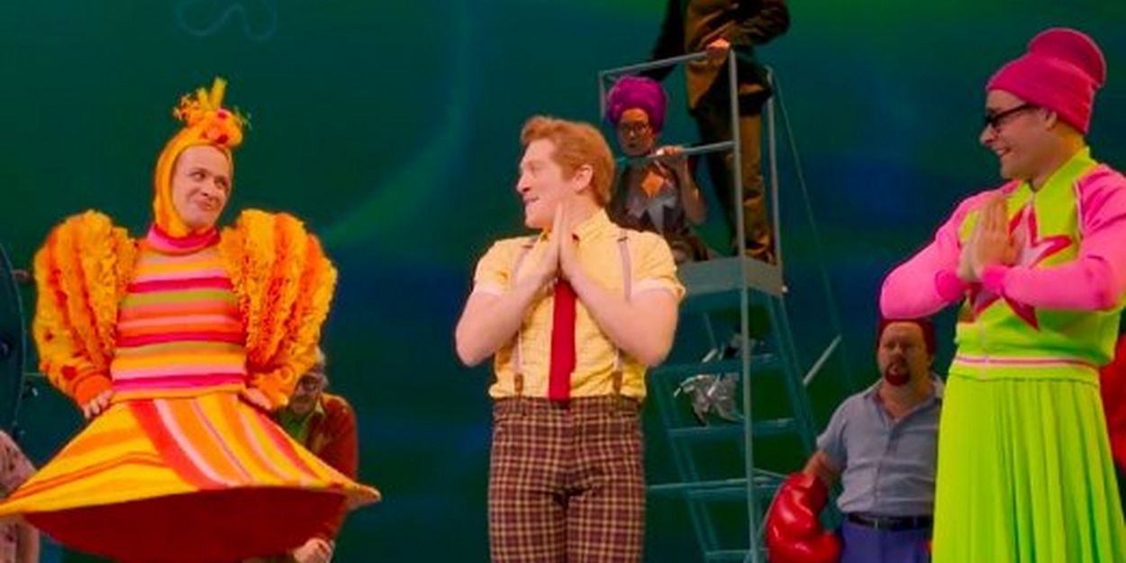 VIDEO: Ethan Slater Performs 'Best Day Ever' In SPONGEBOB THE MUSICAL: LIVE ON STAGE! Video