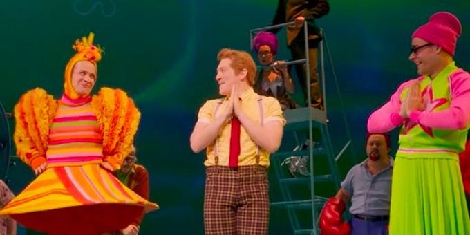 VIDEO: Ethan Slater Performs 'Best Day Ever' In SPONGEBOB THE MUSICAL: LIVE ON STAGE!