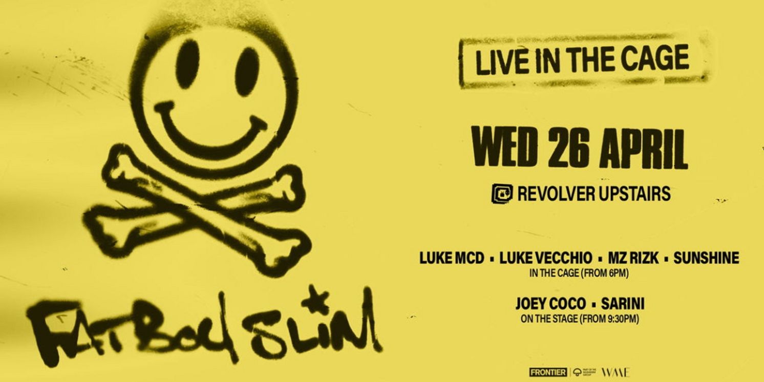 Fatboy Slim Announces Special 'Revolver Upstairs' Melbourne Live in the Cage Show  Image